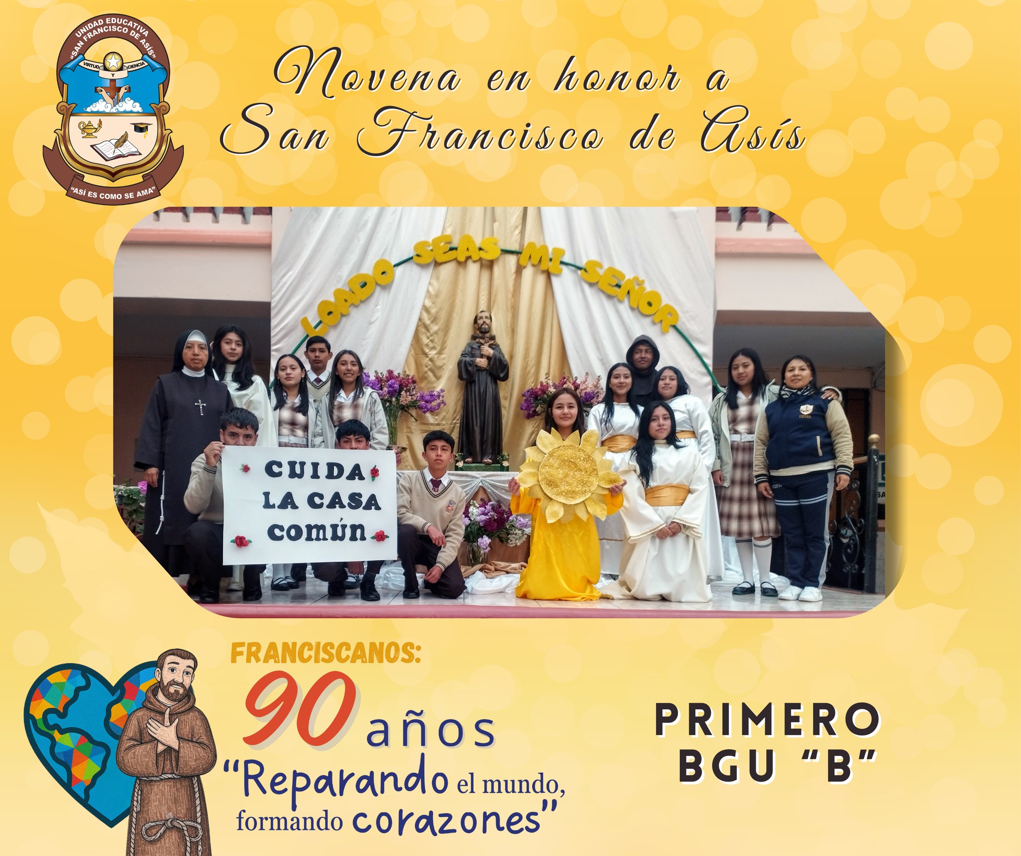 Novena en honor a San Francisco de Asís